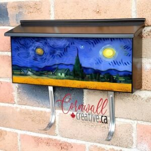 Van Gogh Style Summer Landscape Wall-mounted Townhouse Mailbox Cover