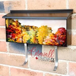 Rainbow River Wall-mounted Townhouse Mailbox Cover