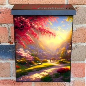 Spring in the Park #2 Colonial Mailbox Cover