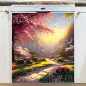 Spring in the Park #2 Magnetic Dishwasher Door Cover