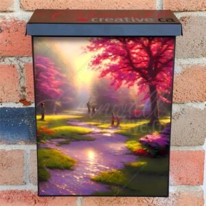 Spring in the Park #3 Colonial Mailbox Cover