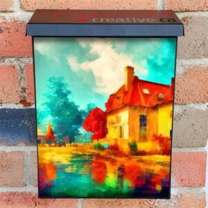 Villa by the Canal Colonial Mailbox Cover