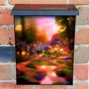 Little Cozy Village Colonial Mailbox Cover